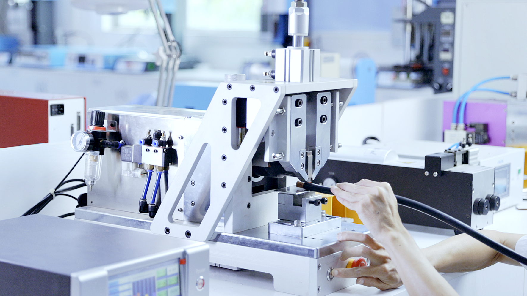 优化调整明和超声波焊接机缓冲调整不当引发运行冲击问题的方案(图1)